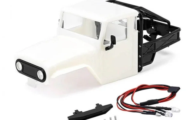 IR40 Half Truck Hard Body voor TRX-4m - Wit - IR40-WH